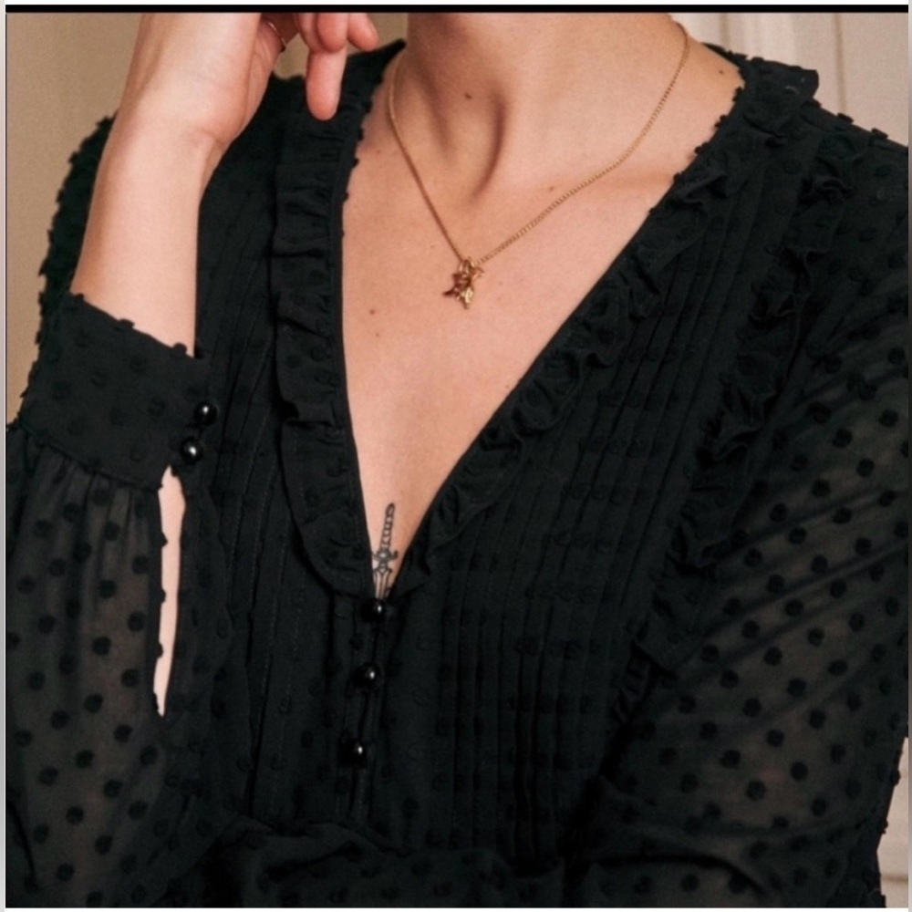 Sezane Mirta Blouse, size 34 (US 2/XS) - Picture 2 of 9